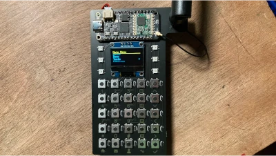 a picture showing the PCB from the top with the display on